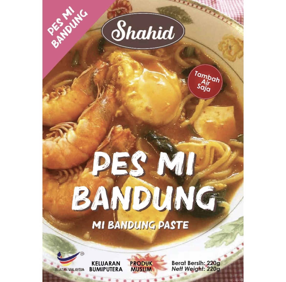 SHAHID Pes Mi Bandung 220 gram -